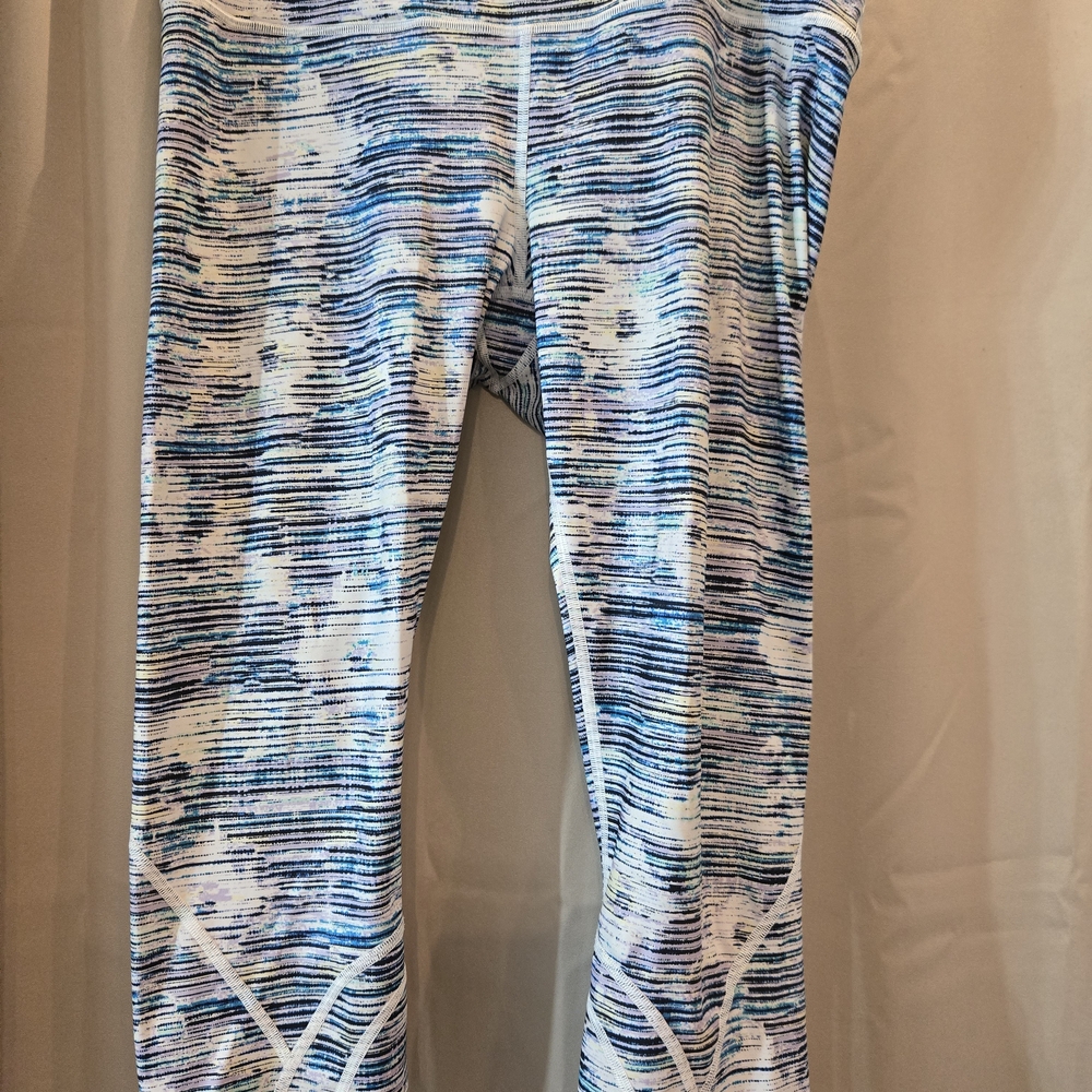 Lululemon Athletica Blue Patterned Leggings